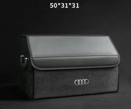 skorzany-organizer-do-bagaznika-logo-audi-50-31-31zamszowa-czarny