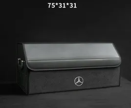 skorzany-organizer-do-bagaznika-logo-mercedes-75-31-31zamszowa-czarny
