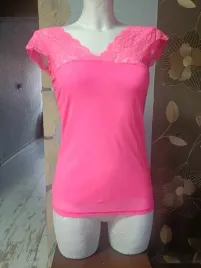 bluzka-koronkowe-ramiaczka-rozowa-xl-xxl