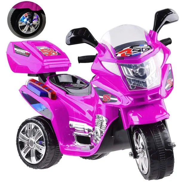 Motorek na akumulator kolorowe światła led PA0241