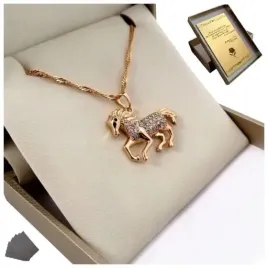 lancuszek-naszyjnik-kon-konik-18k-prezent-grawer