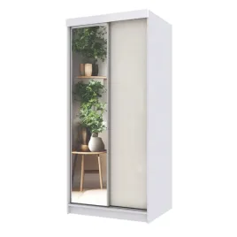 szafa-przesuwna-dwudrzwiowa-paris-100-cm-bezowy-polysk-lustro