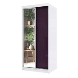 szafa-przesuwna-dwudrzwiowa-paris-100-cm-lustro-fiolet-polysk