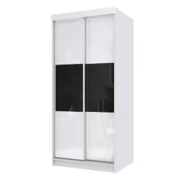 szafa-przesuwna-dwudrzwiowa-paris-100-cm-bialo-czarna-polysk