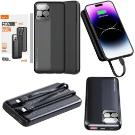 szybki-powerbank-10000mah-225w-3a-pd-z-wbudowanymi-kablami-z-ekranem-recci
