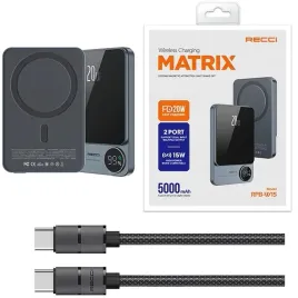 szybki-powerbank-do-magsafe-bezprzewodowy-5000-20w-pd-kabel-usb-c-recci