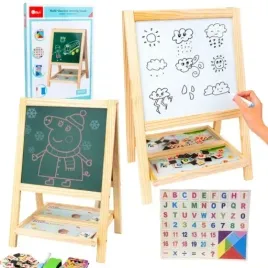 tablica-drewniana-dwustronna-magnetyczna-marker-kreda-literki-cyfry-gabka