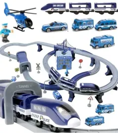 pociag-duza-kolejka-elektryczna-policja-helikopter-auta-lokomotywa-92-el