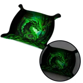 dice-tray-premium-tacka-na-kosci-zielony-smok-swiecacy-w-ciemnosci-22x22