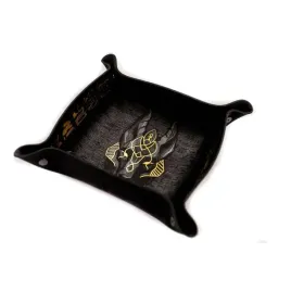 dice-tray-premium-tacka-na-kosci-anubis-ze-zlotym-wykonczeniem-22x22-cm