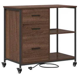 szafka-z-stacja-ladowania-z-kolem-brazowy-dab-76-x-41-x-72-cm