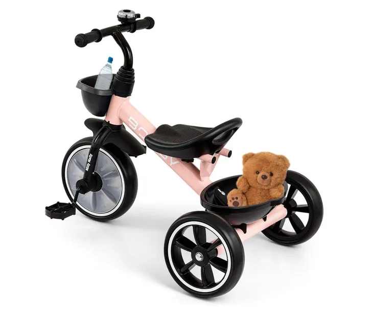 milly-mally-rowerek-trojkolowy-bobby-pink-stan-nowy-wiek-dziecka-3-lata