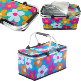 skladany-kosz-piknikowy-termiczny-w-kwiaty-na-plaze-zakupy-grill