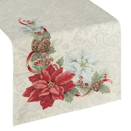 bieznik-gobelinowy-z-nicia-metaliczna-kwiaty-40x100-srebrny