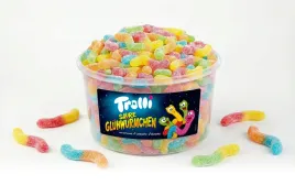 trolli-sour-glowworms-1050-g-zelki-kwasne-robaczki-mix-owocowych-smakow