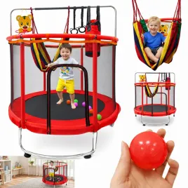 trampolina-dla-dzieci-ogrodowa-siatka-pilki-koszykowka-155cm-czerwona