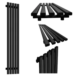 grzejnik-dekoracyjny-horyzont5-120x37-czarny-mat