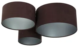 plafon-potrojny-okragly-welurowy-lampa-sufitowa