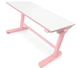 biurko-dla-dzieci-elektryczne-regulowane-rozowe