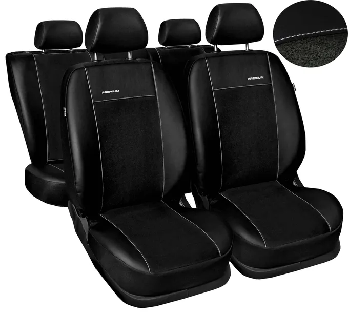 Pokrowce miarowe Premium do Hyundai Tucson IV od 2020r. Czarne