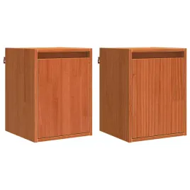 szafka-scienna-z-drzwiami-2-szt-woskowy-braz-30-x-30-x-40-cm