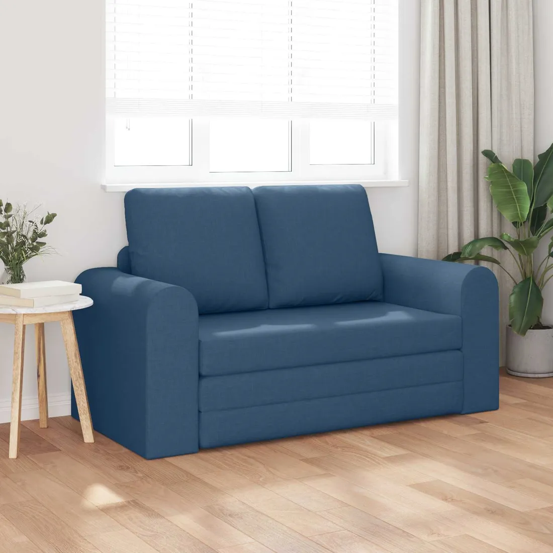 sofa-bed-60cm-niebieski-tkanina-stan-nowy