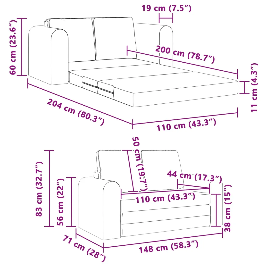 sofa-bed-60cm-niebieski-tkanina