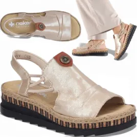 sandaly-damskie-na-koturnie-41-rieker-wsuwane-eleganckie-zabudowane-zlote