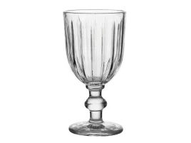 kielich-szklany-florina-cinturo-260ml-do-wody-ryflowany-zmywarka-bialy