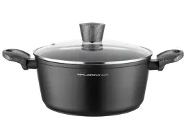 garnek-aluminiowy-florina-bono-24cm-4l-z-pokrywka-indukcja-gaz-czarny