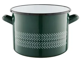 garnek-emaliowany-emalia-pleszew-boho-20cm-4-5l-zielony-indukcja-gaz-prosty