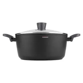 garnek-florina-bono-20cm-2-5l-z-pokrywka-indukcja-gaz-szybki-czarny