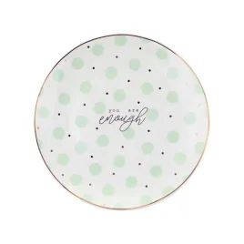 talerz-deserowy-florina-mint-dots-20cm-porcelanowy-mietowy-w-grochy-bialy