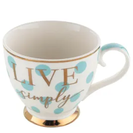 kubek-na-stopce-florina-carla-460ml-porcelana-zlocony-pastelowe-grochy