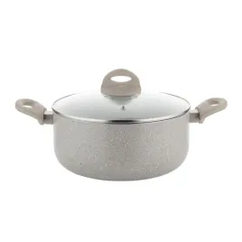garnek-florina-sandy-24cm-4-1l-aluminiowy-bezowy-indukcja-gaz-z-pokrywka