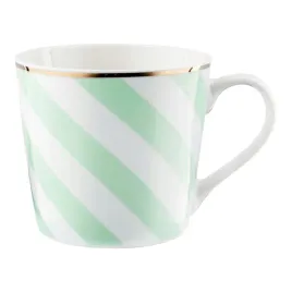 kubek-porcelanowy-florina-geometric-paski-400ml-zielony-na-prezent