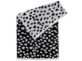 recznik-spots-florina-50x90cm-bawelniany-600g-m2-bialy-czarne-kropki