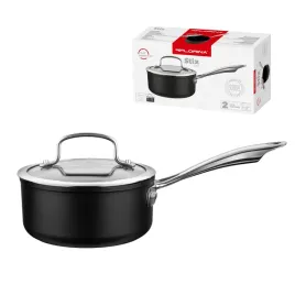 rondel-aluminiowy-florina-stix-1-2l-16cm-z-pokrywka-indukcja-gaz-czarny
