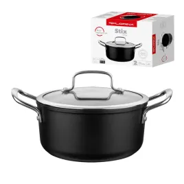 garnek-z-pokrywka-florina-stix-2-5l-20cm-aluminiowy-indukcja-gaz-czarny