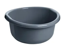 miska-praktyczna-20l-40cm-z-uszami-plastikowa-ciemny-szary-do-lazienki