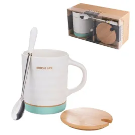 kubek-ceramiczny-florina-z-pokrywka-lyzeczka-350ml-bialy-na-prezent