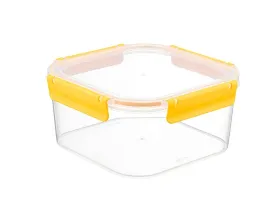 pojemnik-na-zywnosc-florina-clip-guard-2-9l-zolty-kwadratowy-szczelny