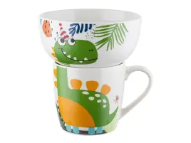 zestaw-dzieciecy-florina-dino-salaterka-520ml-kubek-340ml-dinozaury