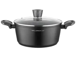 garnk-aluminiowy-florina-bono-24-cm-4l-nieprzywieralny-marmur-czarne-mat