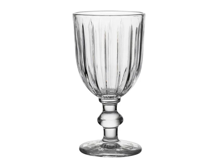 Kielich szklany do wody Florina Cinturo 260 ml ryflowany do zmywarki