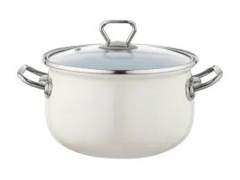 emalia-garnek-emaliowany-bliss-20cm-38l-kremowy-z-pokrywka-szkla