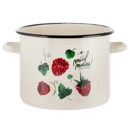 emaliowany-garnek-22-cm-malina-6-l-emalia-polska-kremowy-antyalergiczny