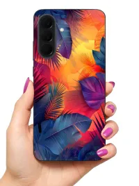 etui-case-do-samsung-galaxy-a37-a37-5g-piora-liscie-wzorki