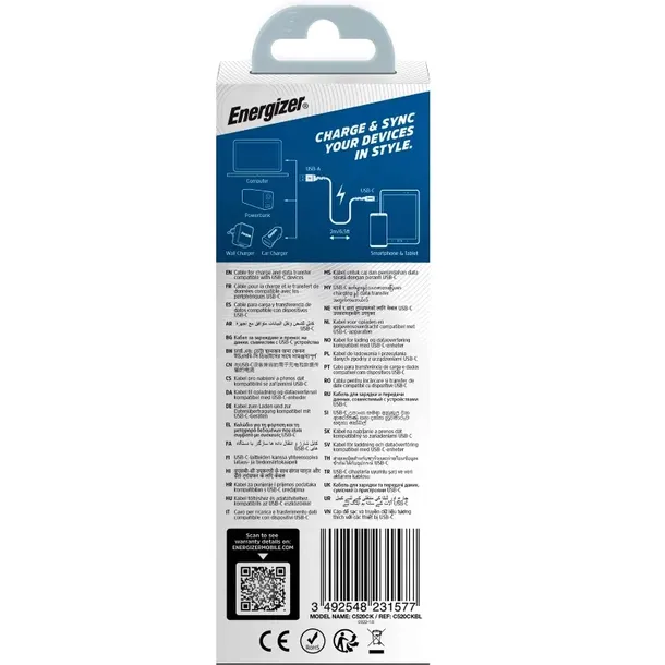 energizer-kabel-polaczeniowy-usb-a-do-usb-c-2m-dlugosc-przewodu-2-m
