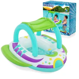 ponton-plazowy-do-plywania-z-daszkiem-107-x-112-cm-bestway-34149